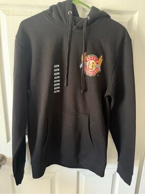 Black Logo Pullover Hoodie